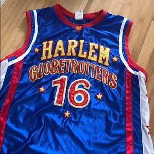 Harlem Globe Trotters Autographed Scooter Jersey
